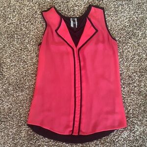 Chic Pink and Black Women's Blouse